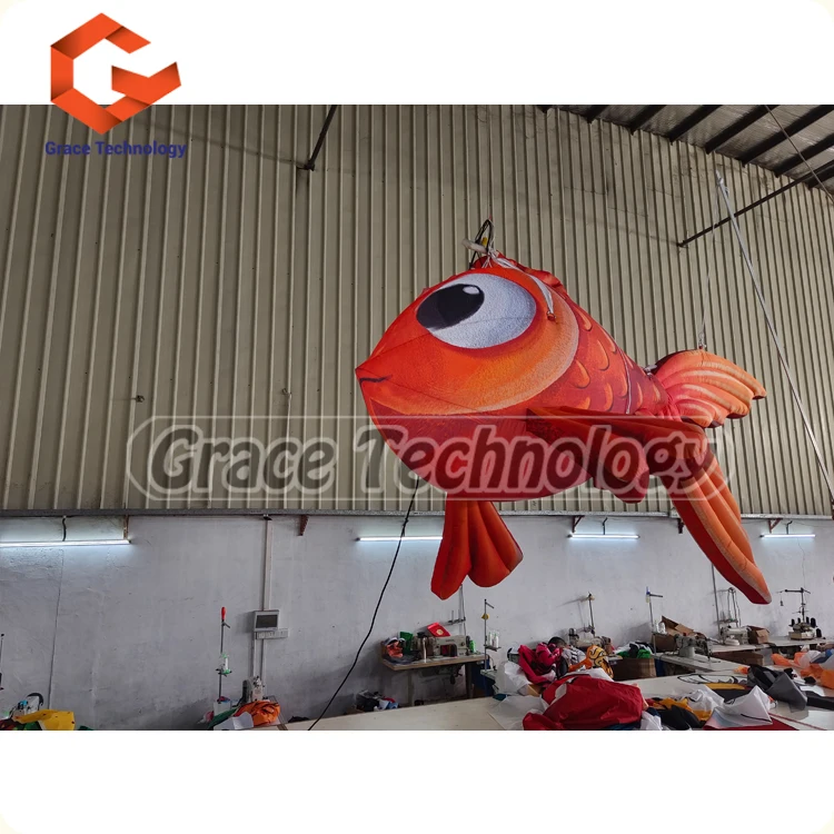 Inflatable goldfish inflatable tropical fish model balloon,Custom Advertising Inflatable Goldfish Cartoon