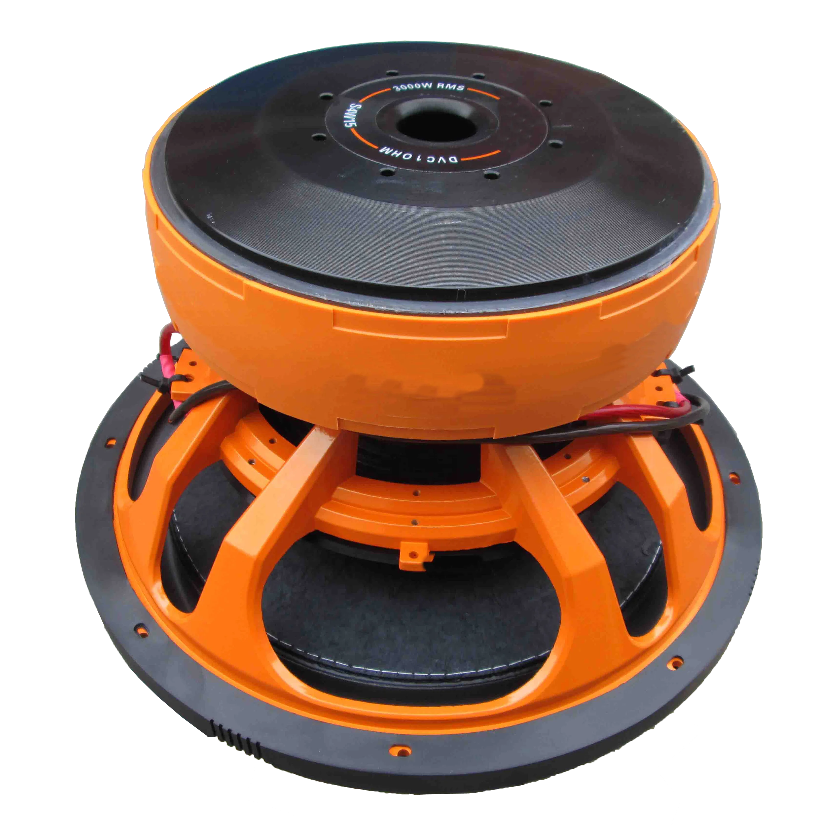 12Inch 15inch 18inch Dual 1ohm /2ohm Triple Magnet SPL Subwoofers  Car Speaker Car Sub woofer 3000W RMS