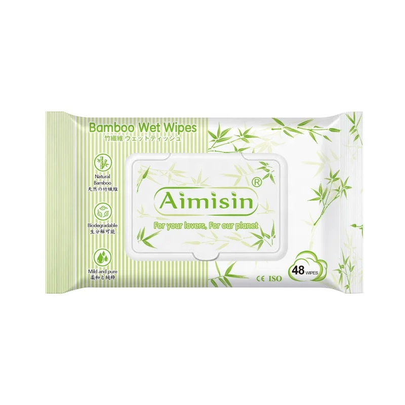 Customize private label disposable organic antibacteral baby cleaning wet wipe China supplier