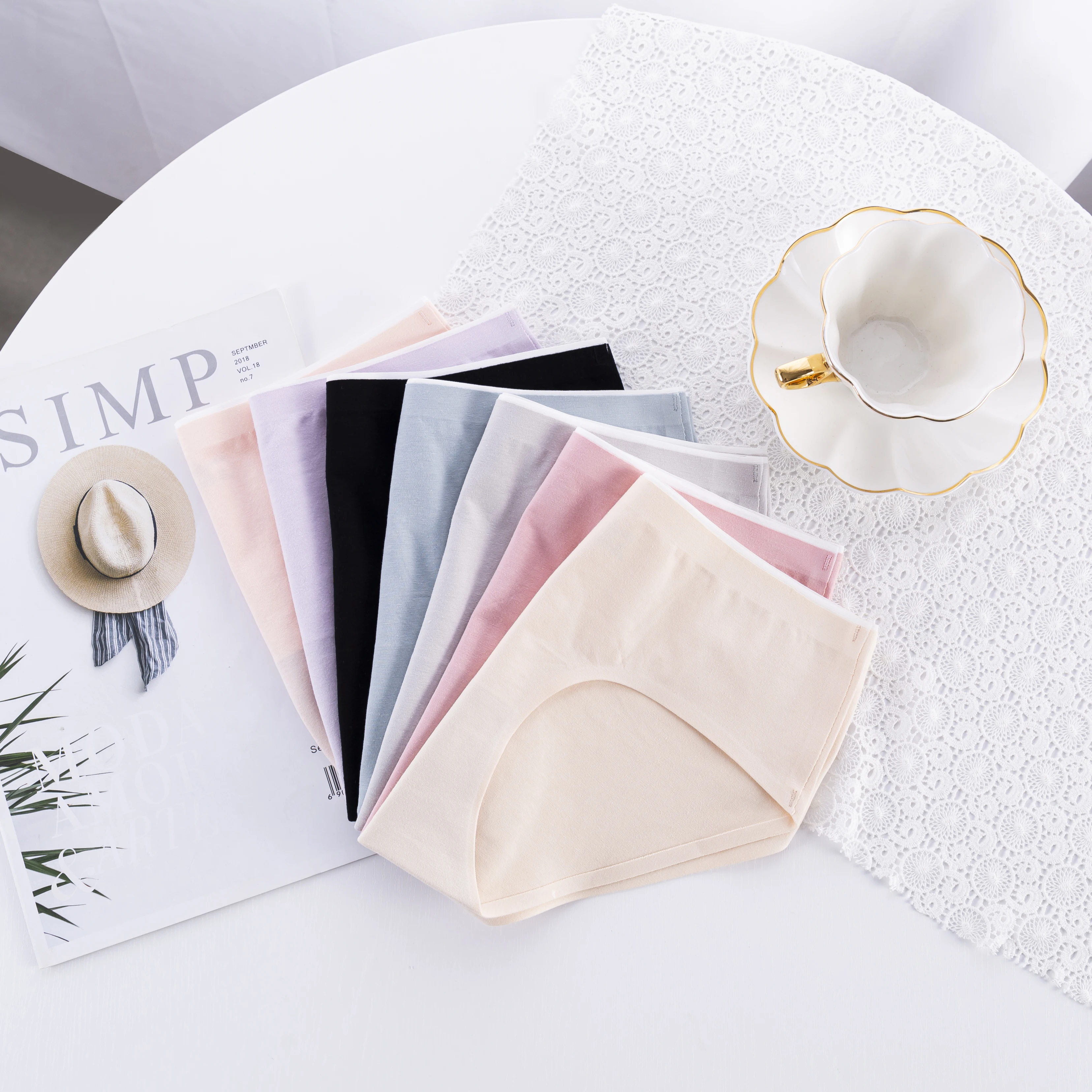 Factory Wholesale Everyday Jelly Soft Comfortable And Breathable Semless Panty Woman Multi Color Summer women