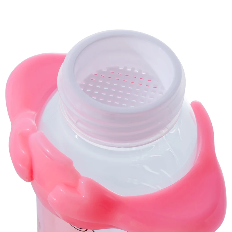 
Custom LOGO 125mL/4.2oz Cheap Double handle Eco-Friendly Cartoon animal head BPA Free latest baby bottle 