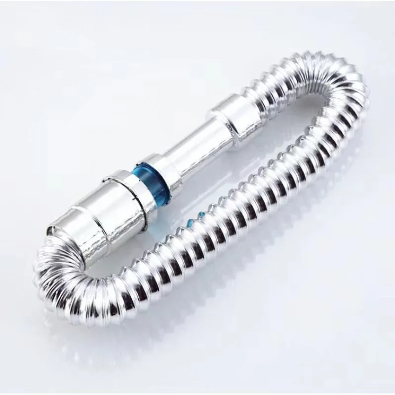 Factory Wholesale Plastic Electroplating Bathroom Kitchen Sewer PVC Retractable Sewage Pipe Deodorant Drain Pipe