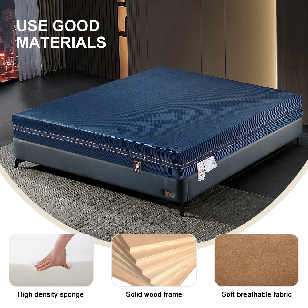 Custom Queen King Size 5/7 Star Luxury Hypo-Allergenic Latex Cooling Gel Memory Foam Bonnell Pocket Spring Hybrid Hotel Mattress