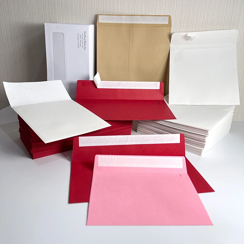 Wholesale customization Basics #6 3/4 Security-Tinted Envelopes with Peel and Seal Envelopes Letter