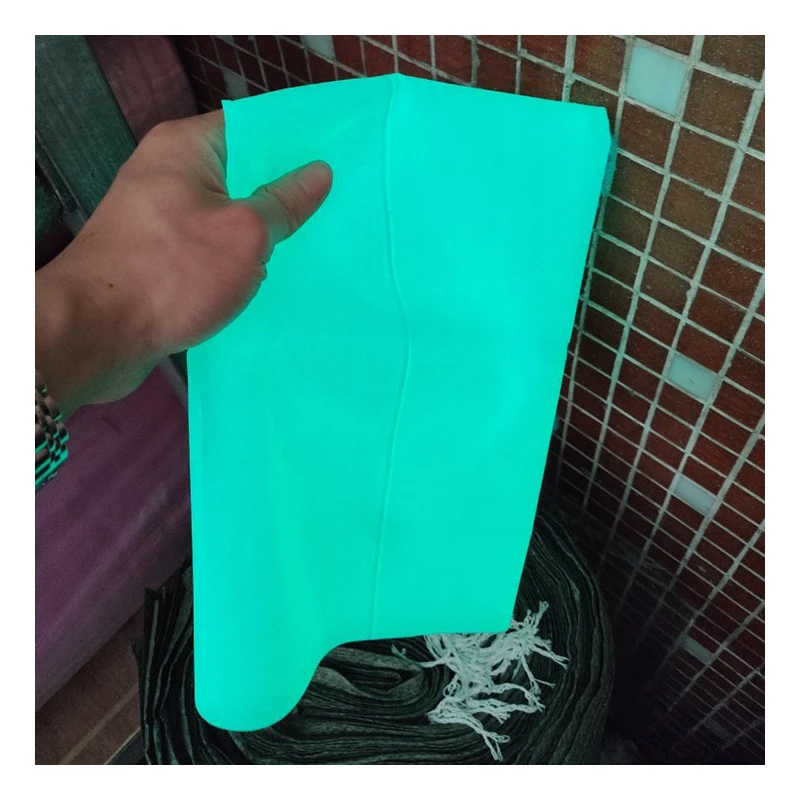 210D Glow In Dark 160gsm Temperature Water Color Change Noctilucence Custom Polyester Oxford Fabric