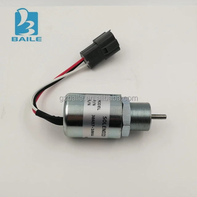 For Mitsubishi L2E L3E S3L S4L Fuel Shutoff Solenoid 12V 30A87-10044 SA-3725-12 30A87-20404 SA-3725-24 Engine Solenoid
