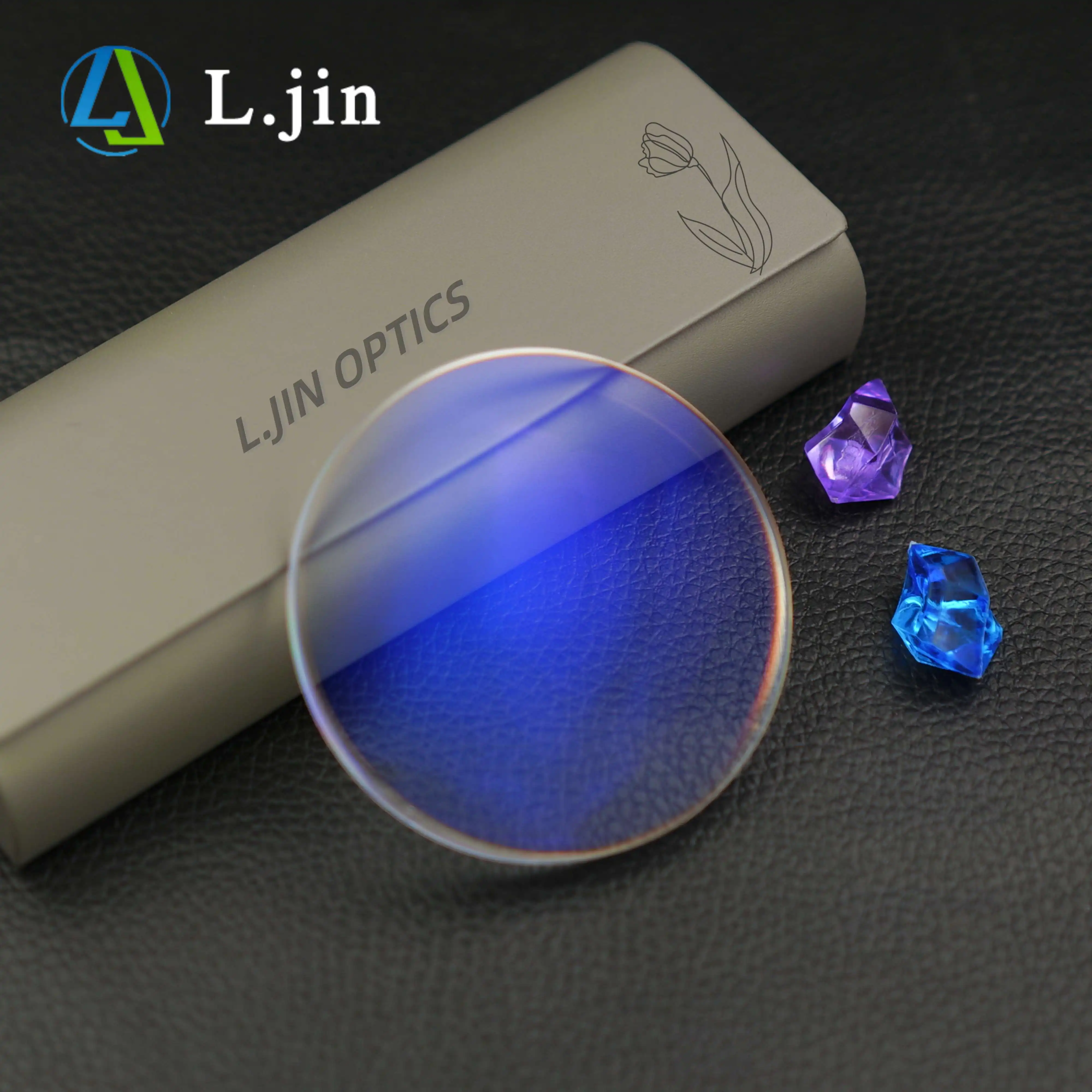 L.jin Optics Abrasion-resistant Blue Cut SV 1.56 Anti-Reflective Blue Shmc Single Vision Prescription Ophthalmic Lens