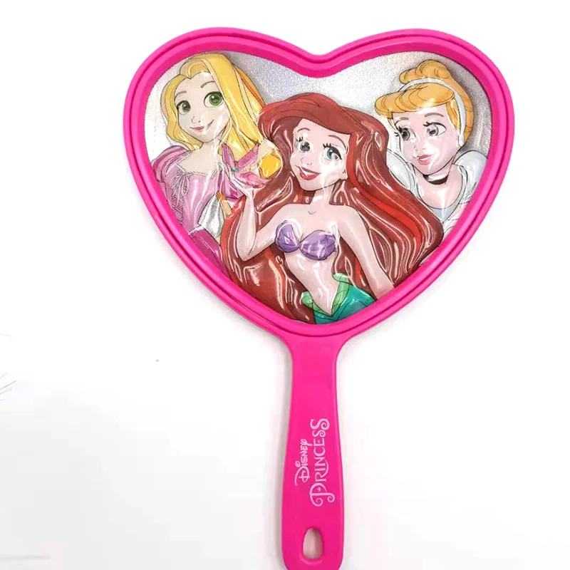 
New design 3D printing film person pattern holding love heart make-up mirror for children girls and women 