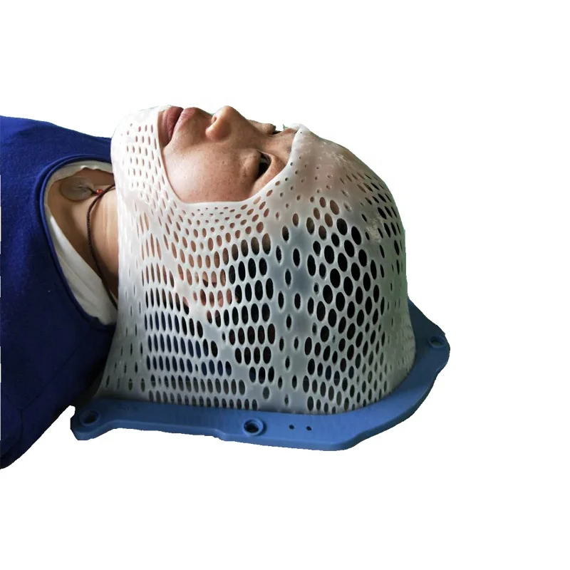 S type  Thermoplastic Head Mask for Cancer Tumor Radiation Treatment Radiotherapy Patient Positioning Immobilization