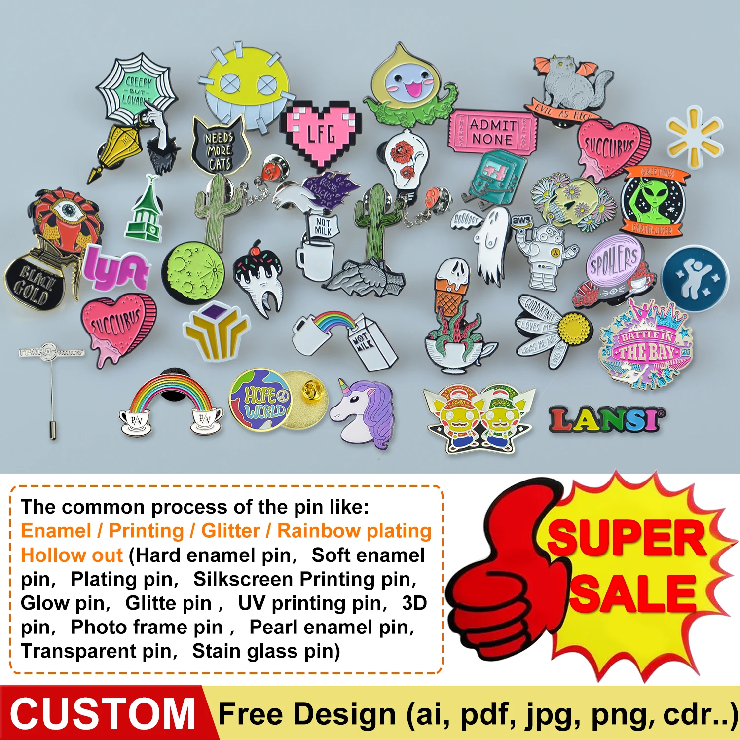 Personalized Metal Crafts Custom Logo Car Pin Badge Soft Enamel Lapel Pins