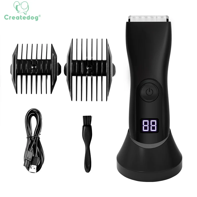 Electric Usb Cordless Mini Engraving T Blade Barber Hair Cut Trimmer Machine Rechargeable Body Groin Hair Clipper For Men