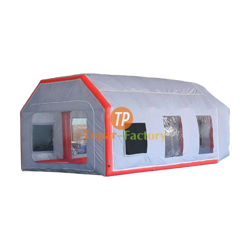 Durable Automatic Drying Powder Coating Inflatable Spray Bake Car Furniture Paint Booth For Cars