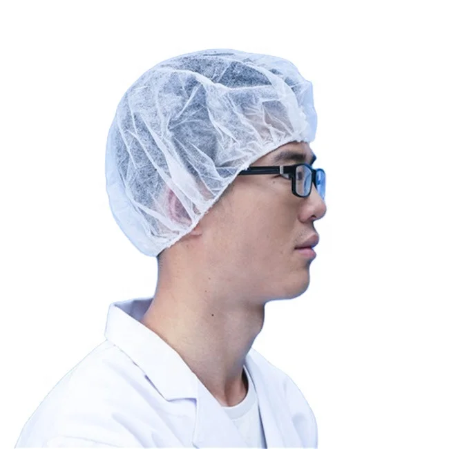 High Quality Wholesale Disposable Non-woven Bouffant hat