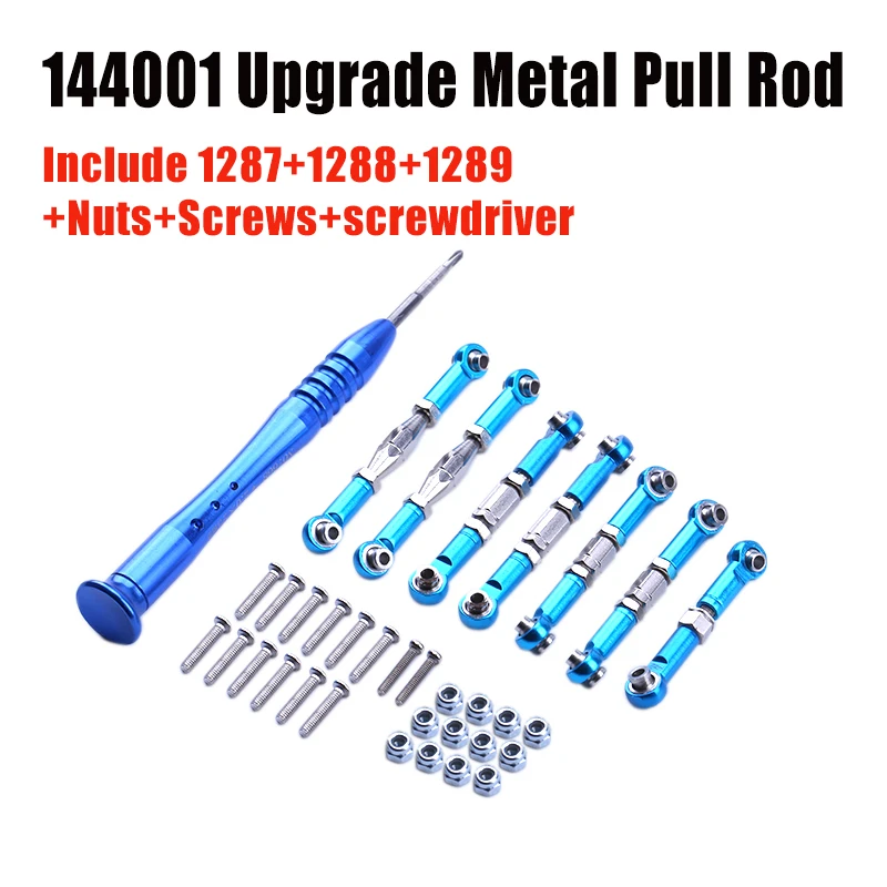 WLtoys 1/14 RC Car Spare Parts 144001 Upgrade Metal Parts