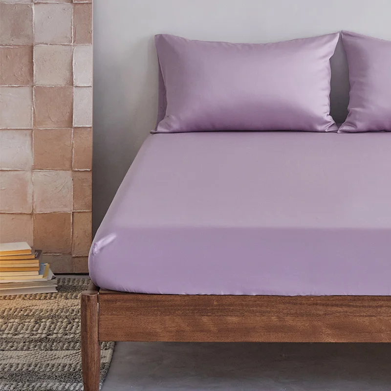 factory wholesale good price modern style bamboo viscose fitted sheets customized design and packaging for bedroom and hotel