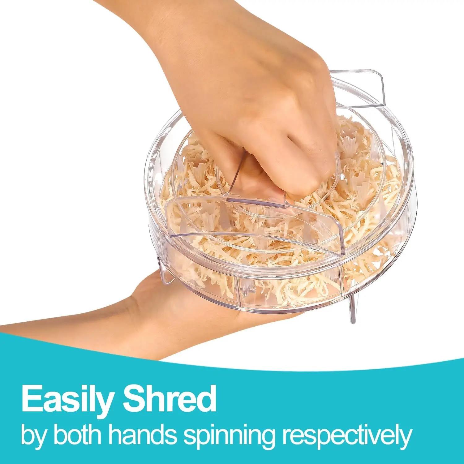 New Arrivals Transparent Chicken Meat Shredder  tool  Twist suitable for grinding beef pulling pork and chicken mincing  mince