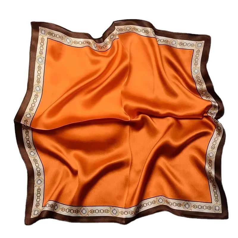 wholesale silk scarf western 53*53cm ladies luxurious silk scarf