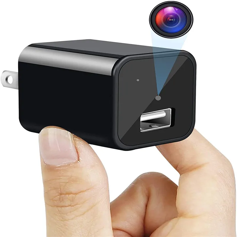 1080P Мини USB зарядное устройство для камеры обнаружения движения-няня камера миниатюрный Адаптер зарядного устройства Скрытая шпионская камера