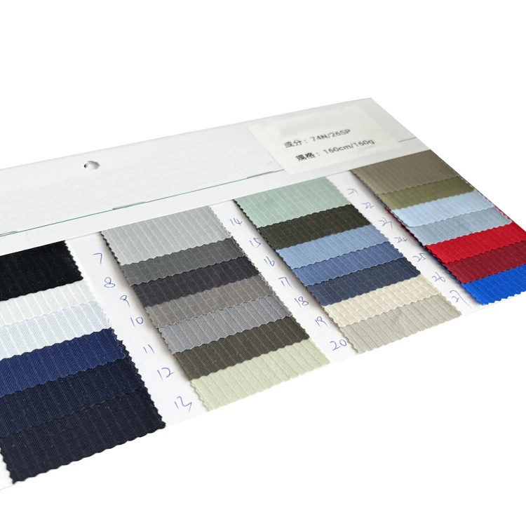 Smooth Light Weight High Stretch Breathable 74 Nylon 26 Spandex Fabric for Activewear