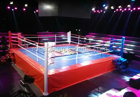 Good Quality MMA Floor Boxing Ring & Professional Stage Elevated Type Boxing Ring