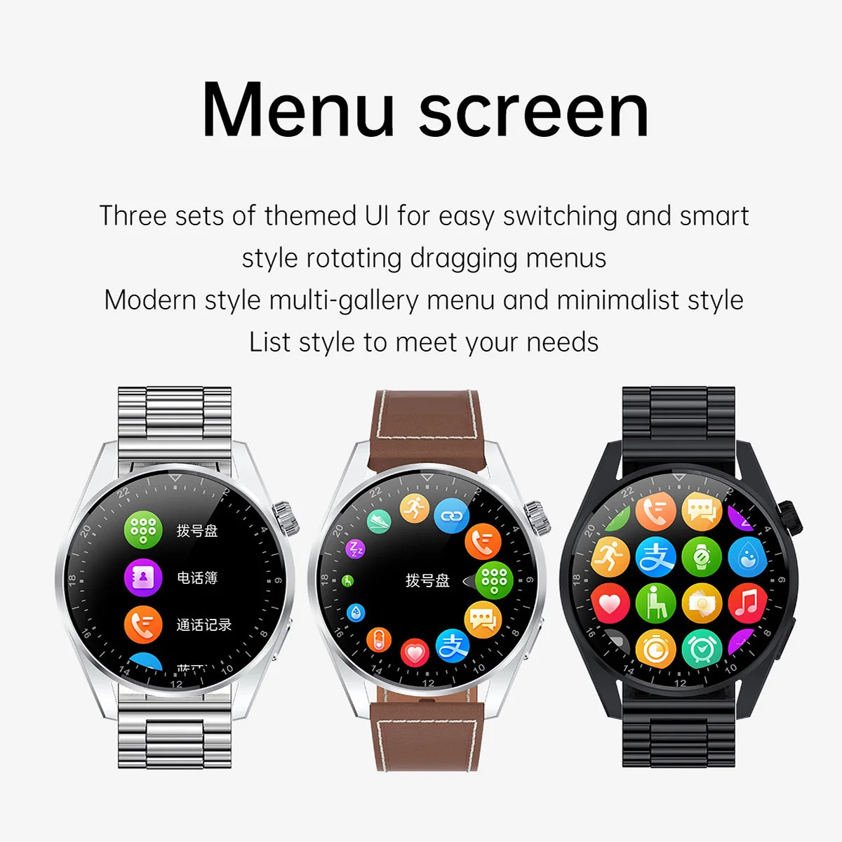 Hot sale NHK05 Android AMOLED Screen Sport GPS Manufacturer Heart Rate Blood Pressure Oxygen Fitness Monitoring Smart Watch