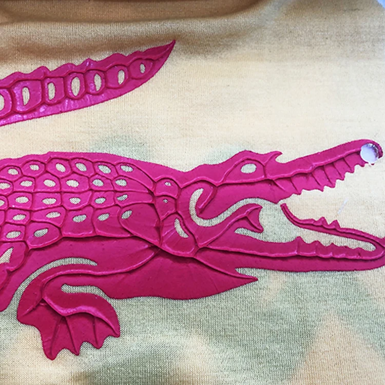 3d эластичная ткань для футболок трафаретная печать текстильная резиновая паста высокой плотности