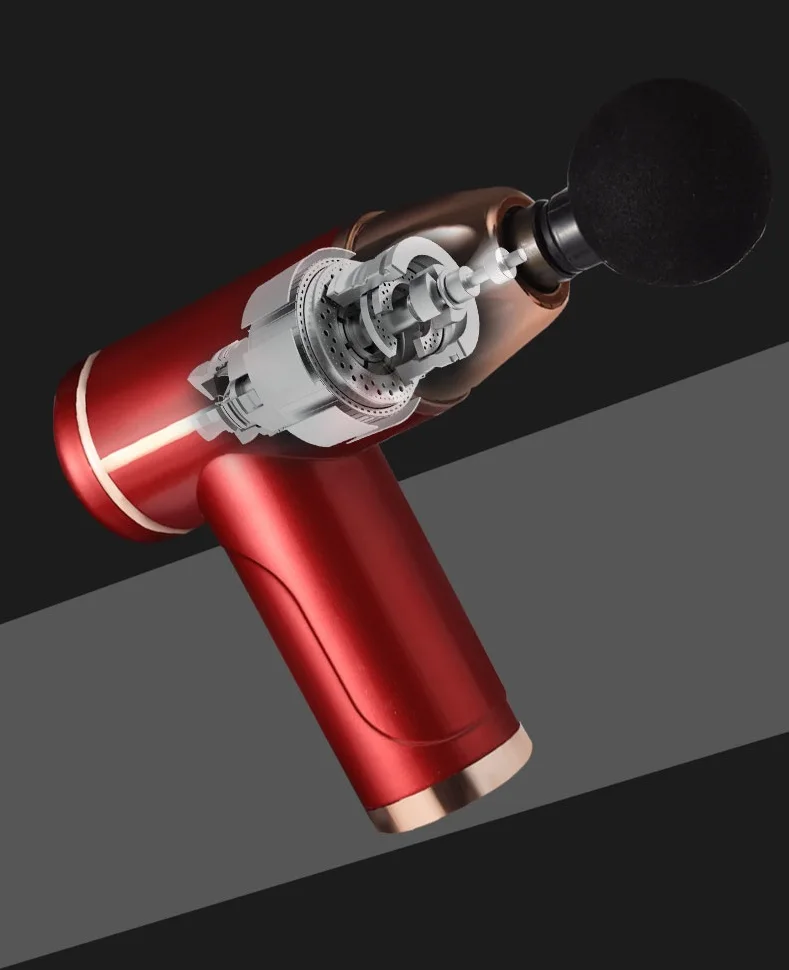 JINBOYANG new style vibrate  professional facial massage gun 321 with four exchange heads