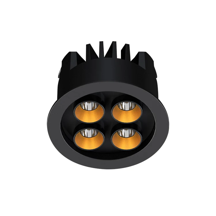 High Quality Commercial Indoor Round Anti Glare Recessed Downlight