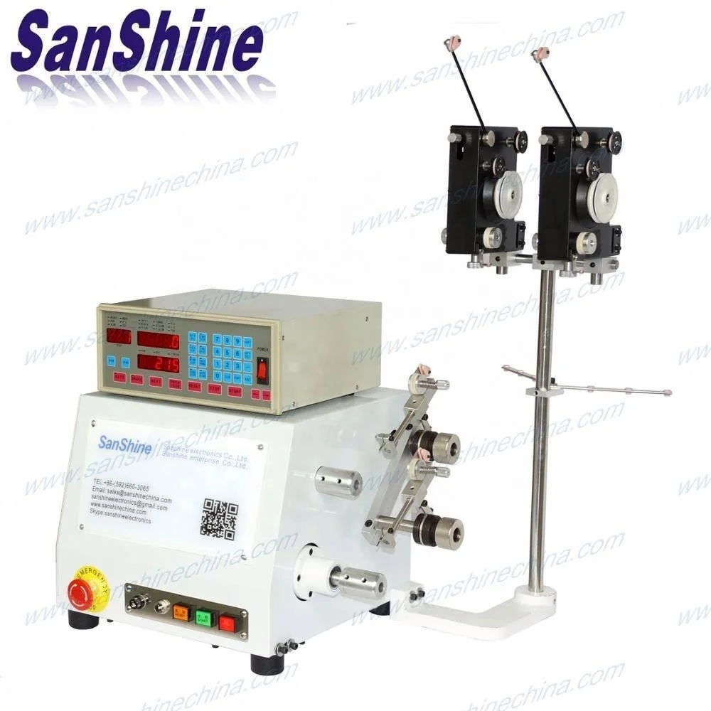 SS600I New Computer Automatic Coil Winder Winding Dispenser Dispensing wire terminal crimping machine for 0.04-1.20mm wire