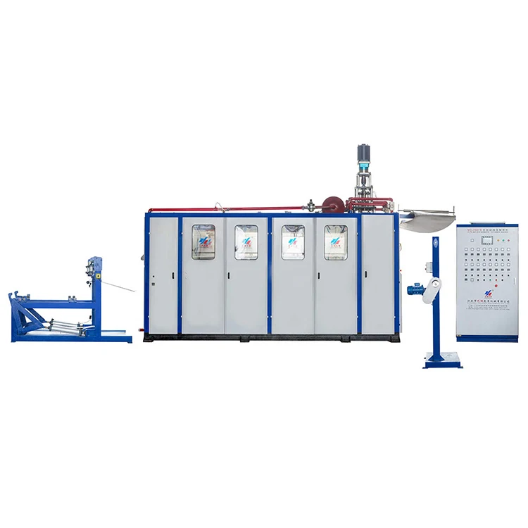 YC-750 Fully automatic thermoforming machine plastic PLA biodegradable cup making machine