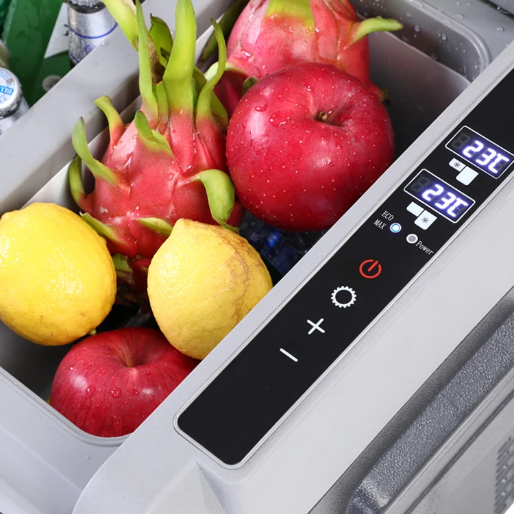 Amazon Hot Sale Oem Odm 36L 46L Mini Car Refrigerator Fridge Portable 12V 24V , Outdoor Camping Mini Car Fridges Freezer For Car