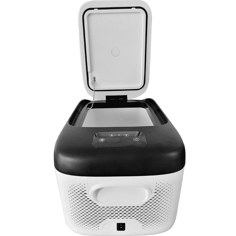 Portable Electric Cooler Icebox Car Fridge For Road Trip Dc Power Freezer