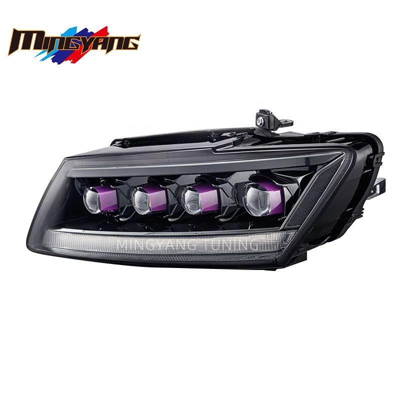 2010-2017 Q5 head lamp 4len crystal Front Lamp head light car accessories for Audi Q5 led headlights
