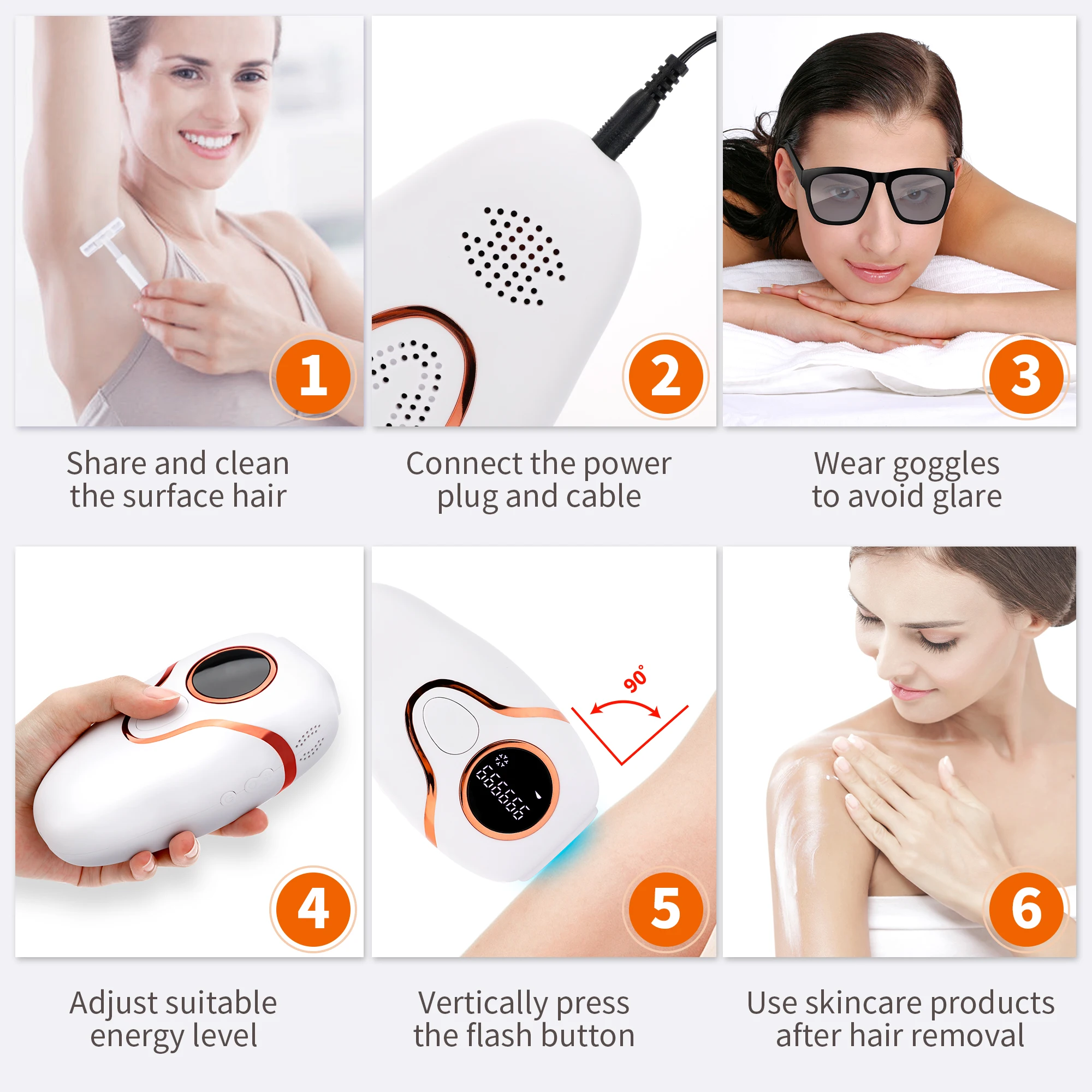 999999 Flashes IPL Epilator Women Men Laser Hair Removal Home Portable IPL Hair Removal