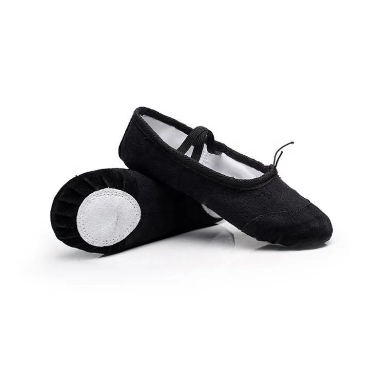 
The best hot sale canvas belly dance shoes finger toes yoga shoes dancing shoes for kids 