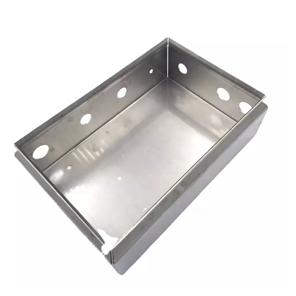 Factory Custom Stainless Steel Amplifier Housing Aluminum Pre-punched Rack Panel Sheet Metal Enclosure Box