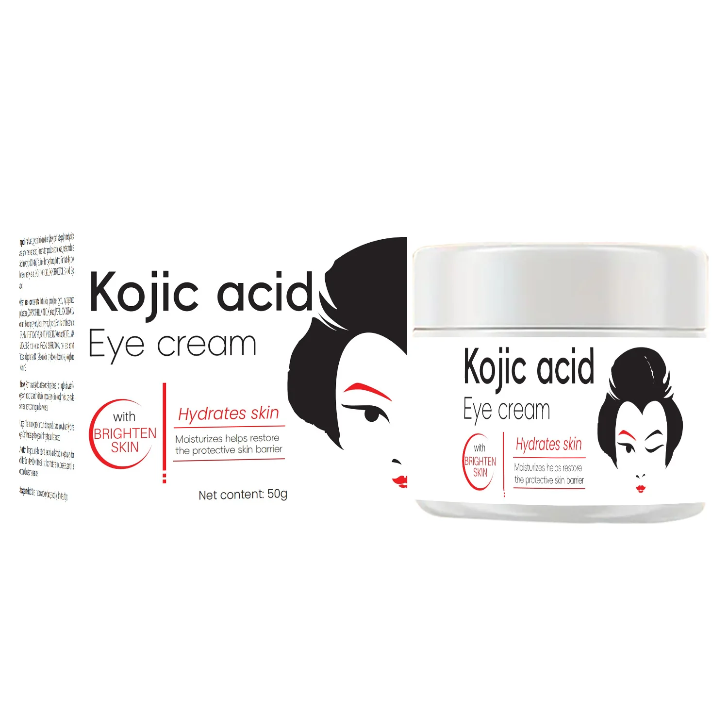 New Natural Kojic Acid Eye cream Hydrating & nourishing formula lighten bark spots skin aging Kojic Acid Eye Cream