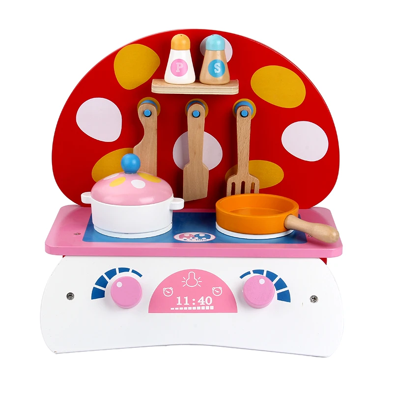 2021 education toy cooking toys small mushroom cooktop kitchen play set for kids
