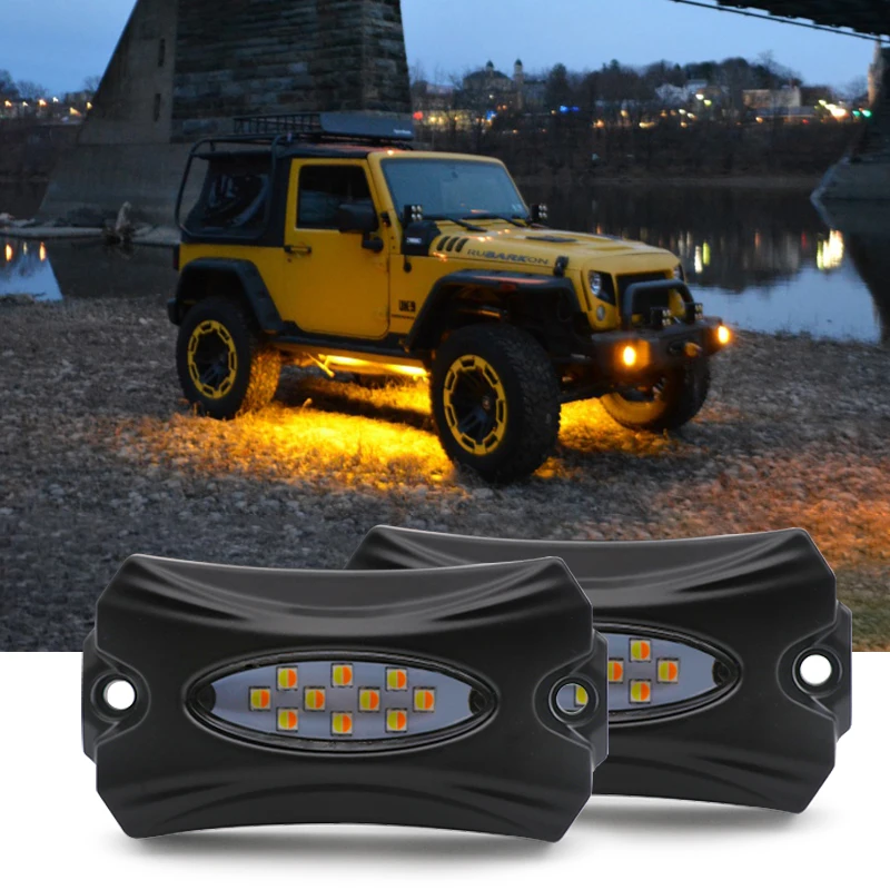 luces led auto Rock Light Rgb Rock Lights With App And Remote Mictuning Led Baroffroad Led Offroad Light Offroad Accessories 4x4
