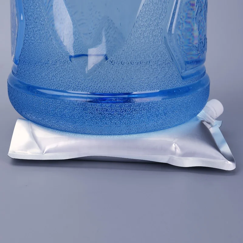 China top spout biodegradable liquid bag 250ml Spout Pouch stand up Water Aluminized foil Pouch