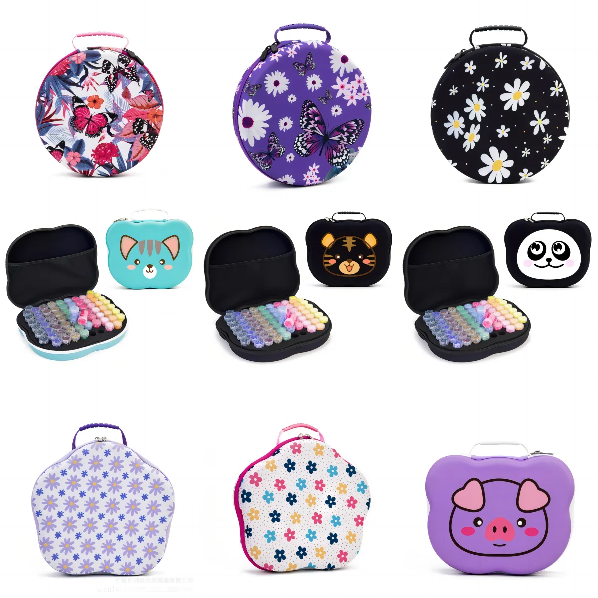 Новинка круглая бутылка для алмазной живописи 60 70