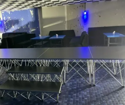 1*2m Aluminium Portable Platform Wedding Stage Folding Stage  Party Stage For Concert