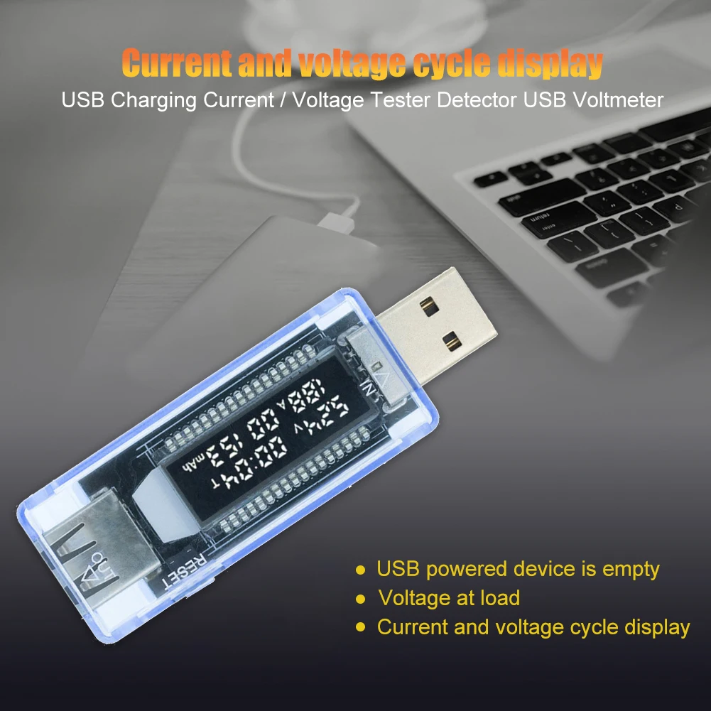 Digital USB Current Voltage Capacity Tester Voltage Detect Phone Charger Meter Mobile Power Detector