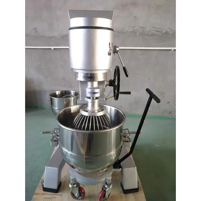 Bossda Industrial stainless steel 60L 80L  planetary  concrete mixer Kitchen planetary Food Mixer
