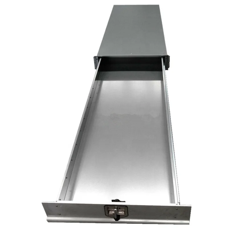 UTE Custom Size 1500mm Dual Cab Tool Box with Roller Drawer Waterproof under Tray Drawer Aluminium Steel/Iron Material Storage