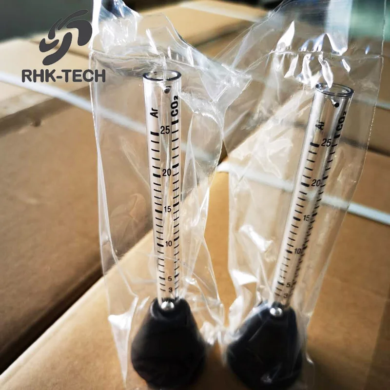 RHK двойная шкала 25 л/мин Сварочная горелка тестер расхода газа аргон углекислого CO2 Расходомер Газа для MIG