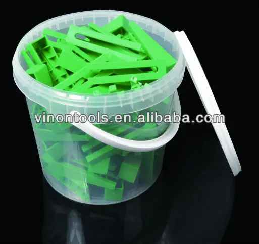 Tile Leveling System, Lippage leveling spacer and wedges Levelling clips