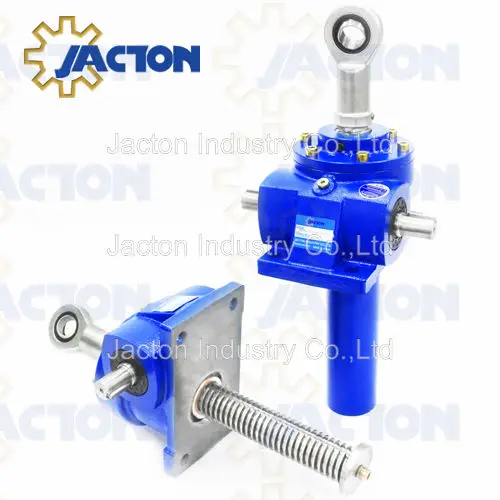750KN Worm Screw Jack attaches heavy lifting gear motor for mechanical jack lift system