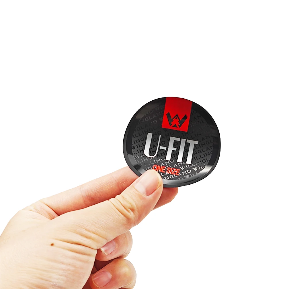 Custom Round Die Cut Sticker Self Adhesive Raised Glossy UV Label Sticker Packaging Printing Maker