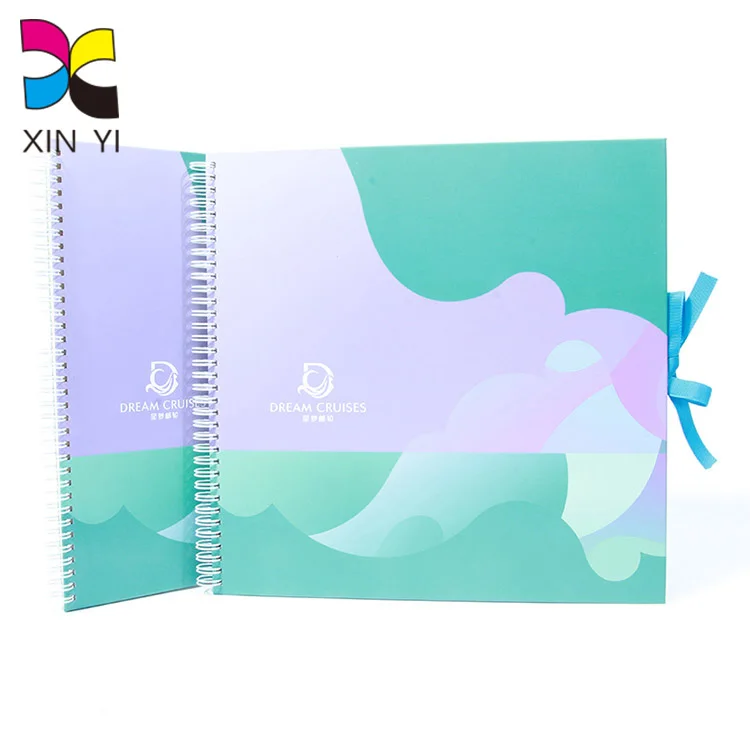Custom Full Color Printing Book With Double Spiral YO Hardcover Binding
